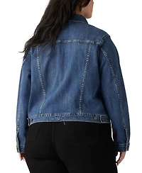 Levi's Plus Button-Down Original Denim Trucker Jacket