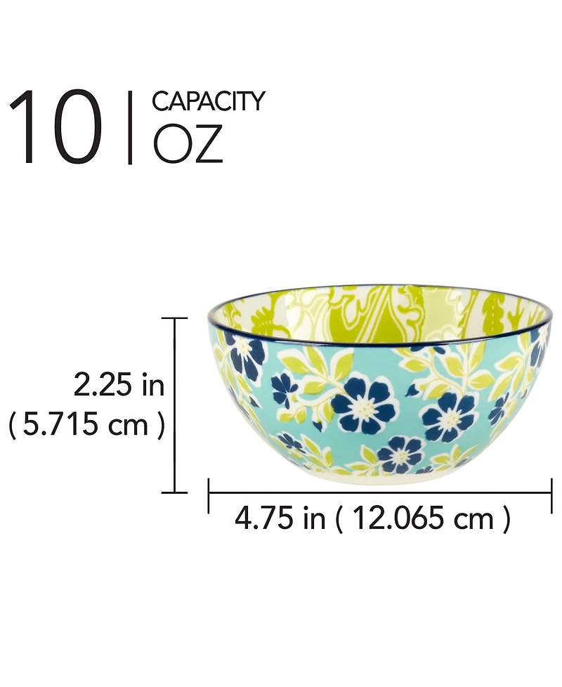 Certified International Tapestry All Purpose Bowls, Set of 6