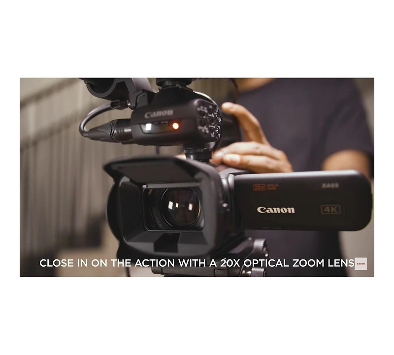 Canon XA60 4K Ultra Hd Compact 20x Zoom Professional Camcorder