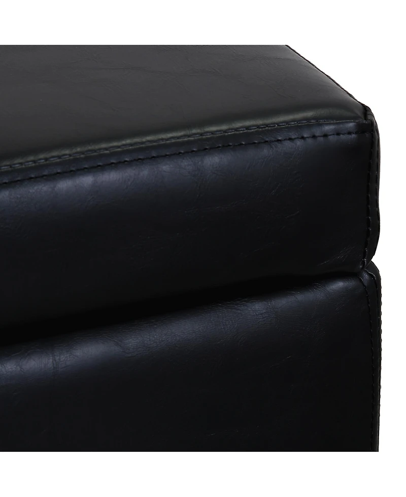 WestinTrends 42" Storage Ottoman Bench for Living Room Bedroom