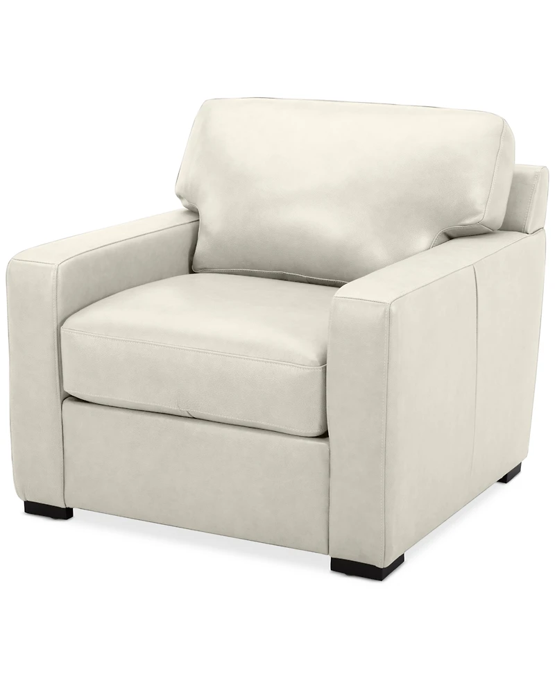 Radley 38" Leather Chair, Created for Macy's