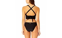 Coppersuit Women's Solid Halter Banded Bra Swim Top
