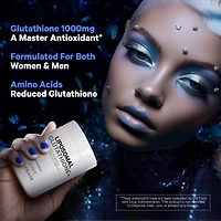 Codeage Liposomal Glutathione 1000 mg Supplement, High-Potency Reduced Glutathione - Liposomal Delivery - L-Glutathione - Phospholipids