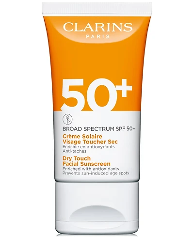Clarins Dry Touch Facial Sunscreen Broad Spectrum Spf 50+, 1.7 oz.