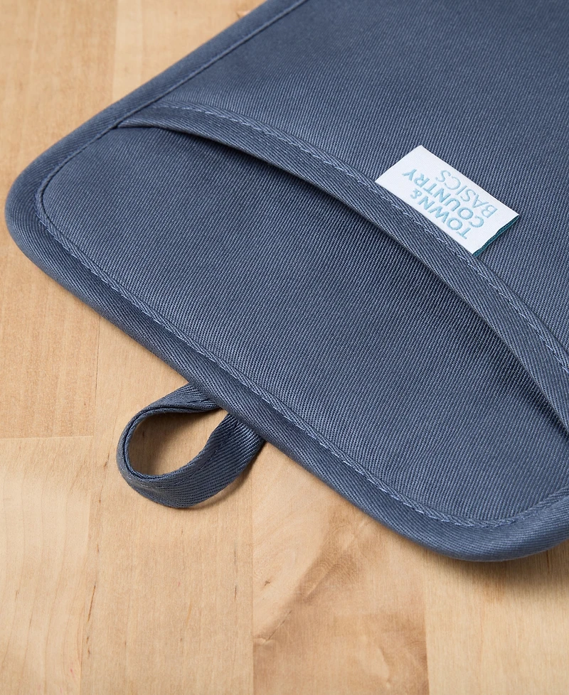 Town & Country Living Basics Silicone Basketweave Pot Holders, Set of 2