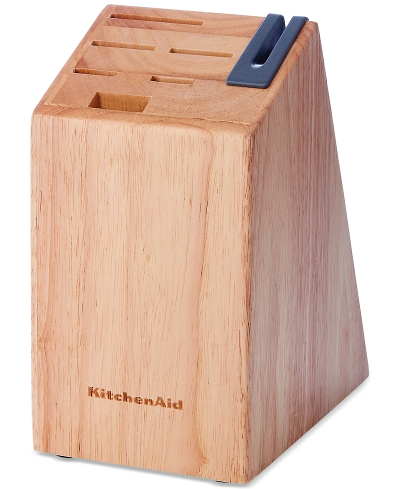 KitchenAid Classic 7-Pc. Japanese Steel Knife & Sharpener Block Set