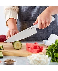 KitchenAid Classic 7-Pc. Japanese Steel Knife & Sharpener Block Set