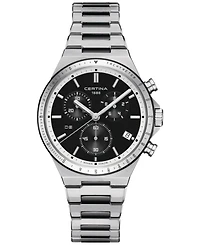 Certina Men's Swiss Chronograph Ds-7 Stainless Steel Bracelet Watch 41mm