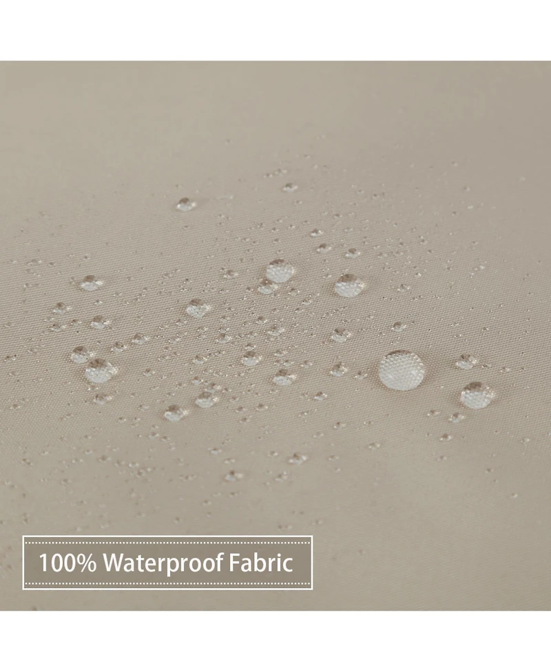 Caromio Waterproof Fabric Shower Curtain Liner with Magnets