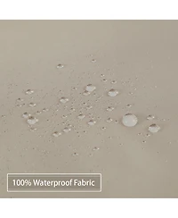 Caromio Waterproof Fabric Shower Curtain Liner with Magnets