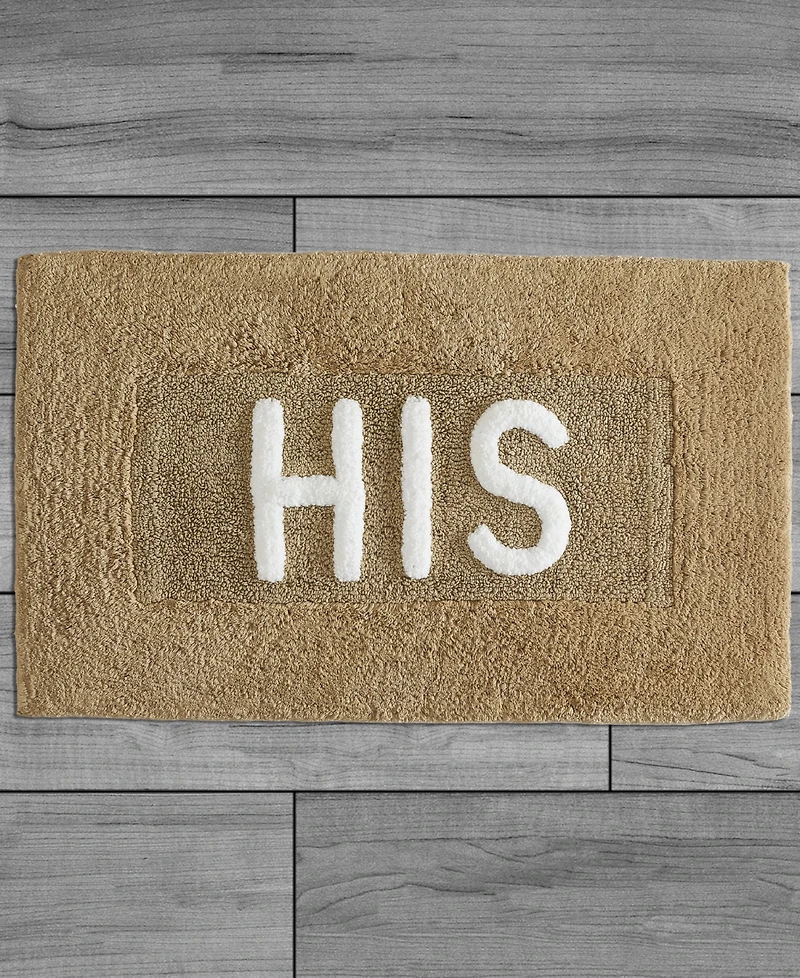Jean Pierre His Cotton Bath Rug, 21" x 34"