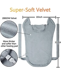Caromio Weighted Electric Heating Pad for Neck and Shoulders, 22"x33"