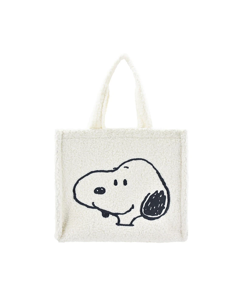 Snoopy & Woodstock Sherpa Mini Tote