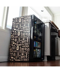 Newair "Beers of the World" 126 Can Beer and Beverage Fridge with SplitShelf