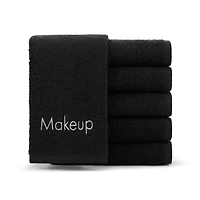 Embroidered Makeup Remover Towels (Pack of 6), 11x17 in., Color Options, 100% Cotton Fingertip