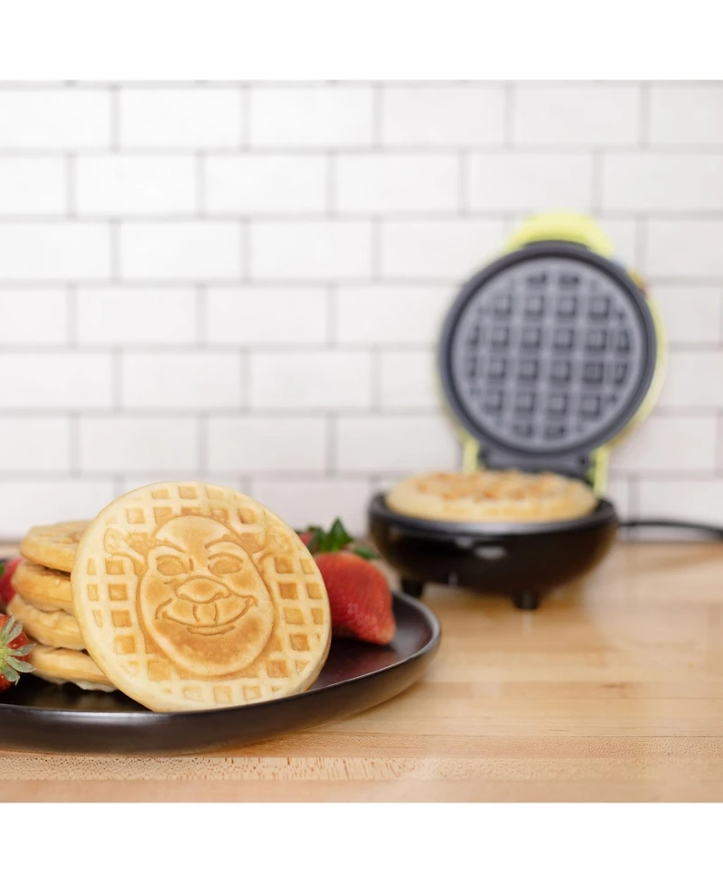 Uncanny Brands Shrek Mini Waffle Maker - Small Kitchen Appliance
