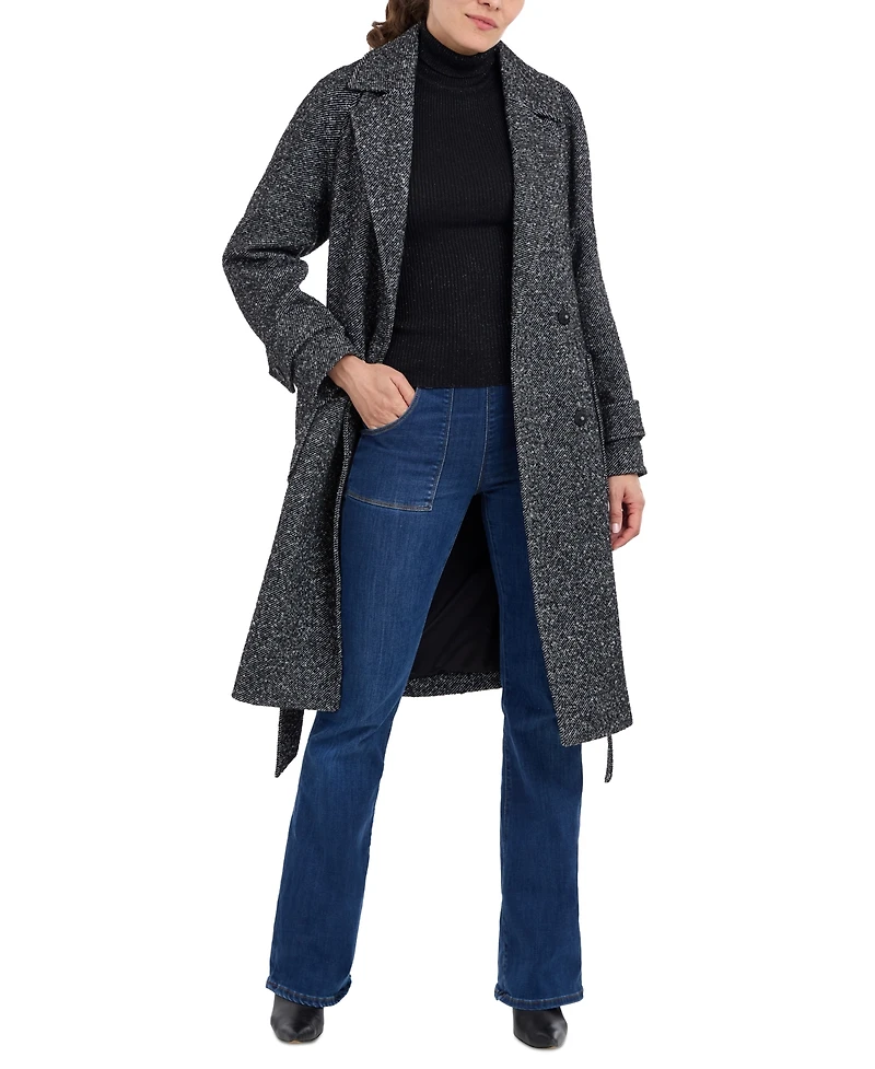 BCBGeneration Women's Belted Walker Coat
