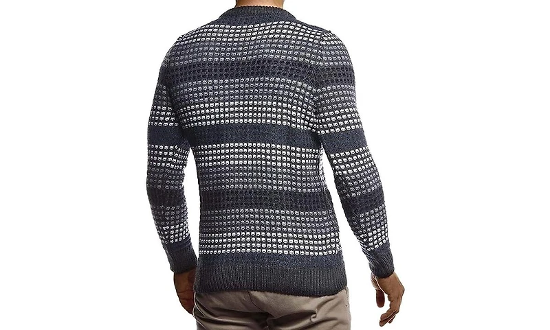 Leif Nelson Men's Stylish Sweater Longsleeve Pullover Sweatshirt Hoodie For Men Slim Fit
