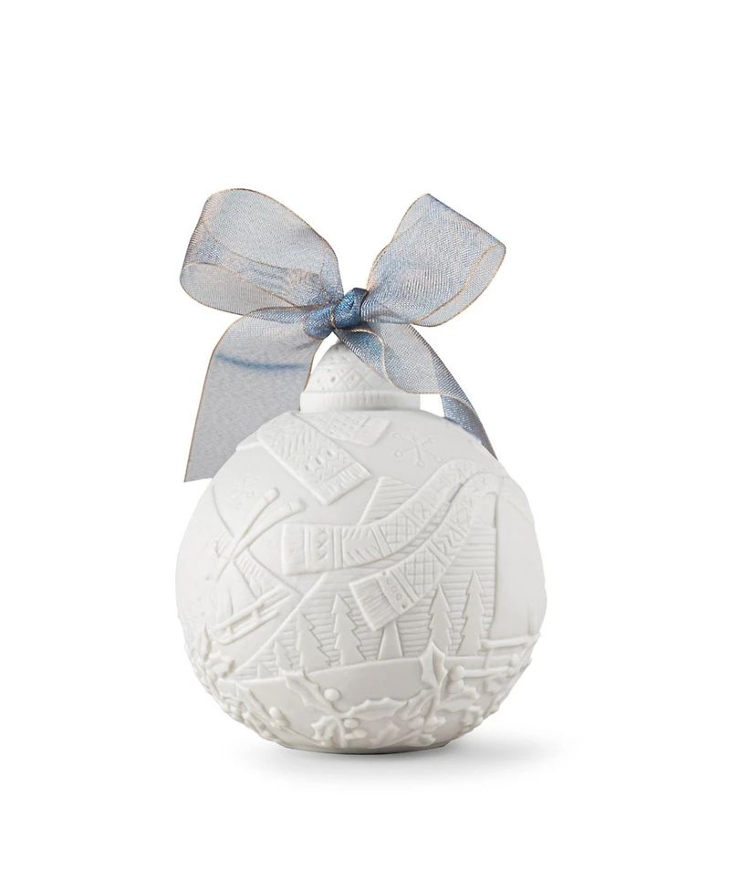 Lladro 2024 Christmas ball blue