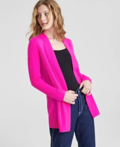 Charter Club Womens 100 Cashmere Duster Sweater P P 3x Created For Macys