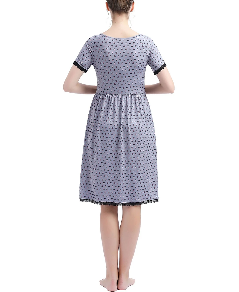 kimi + kai Maternity Exa Nursing Nightgown