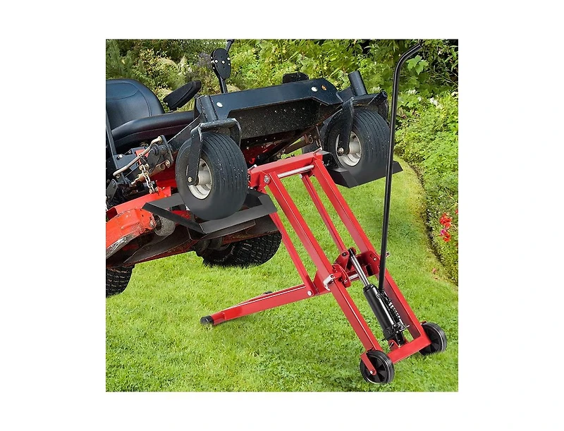 Slickblue Hydraulic Lawnmower Lift Jack for Tractors and Zero Turn Riding Lawn Mowers