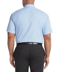 Van Heusen Men's Big & Tall Poplin Short Sleeve Dress Shirt