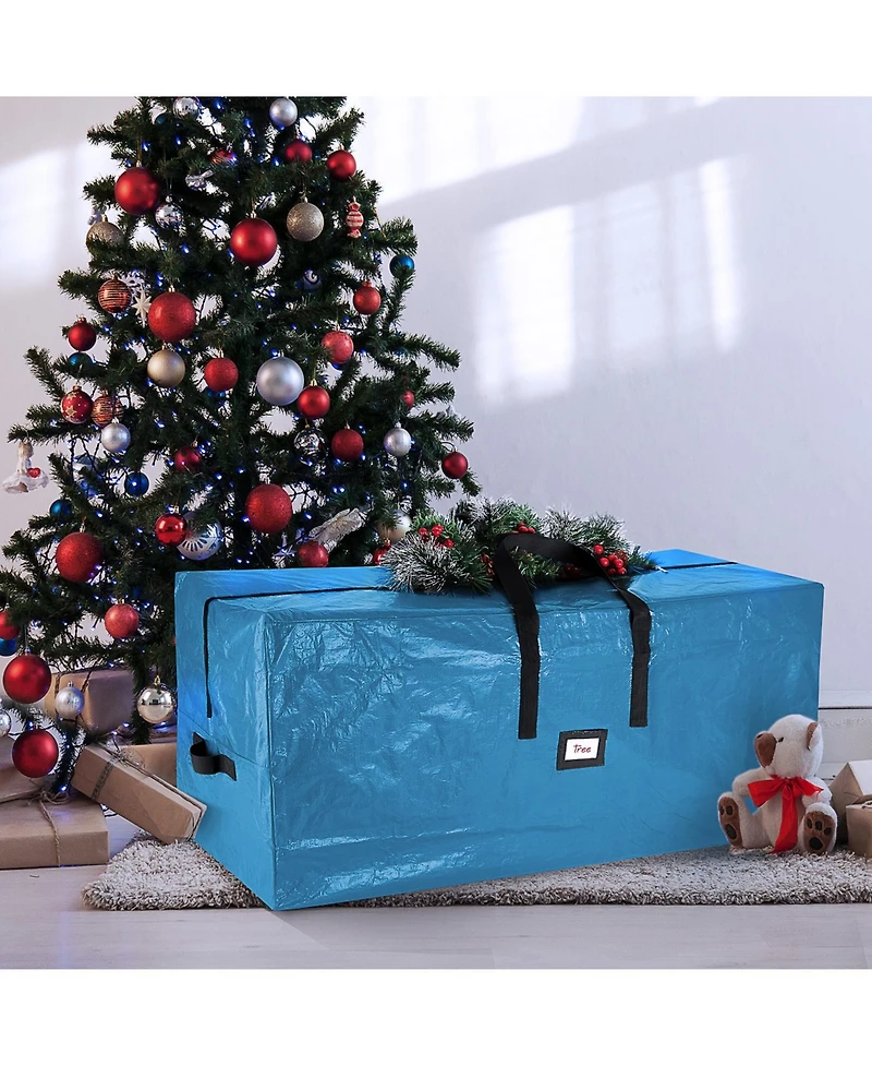 Hearth & Harbor Christmas Tree Storage Bag with Reinforced Handles & Dual Zipper - 7.5 ft