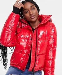 S13 Women's Lexie Hooded Water-Resistant Puffer Coat