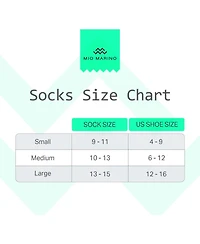 Mio Marino Men's Earthy Haze Dress Crew Socks 6 Pack