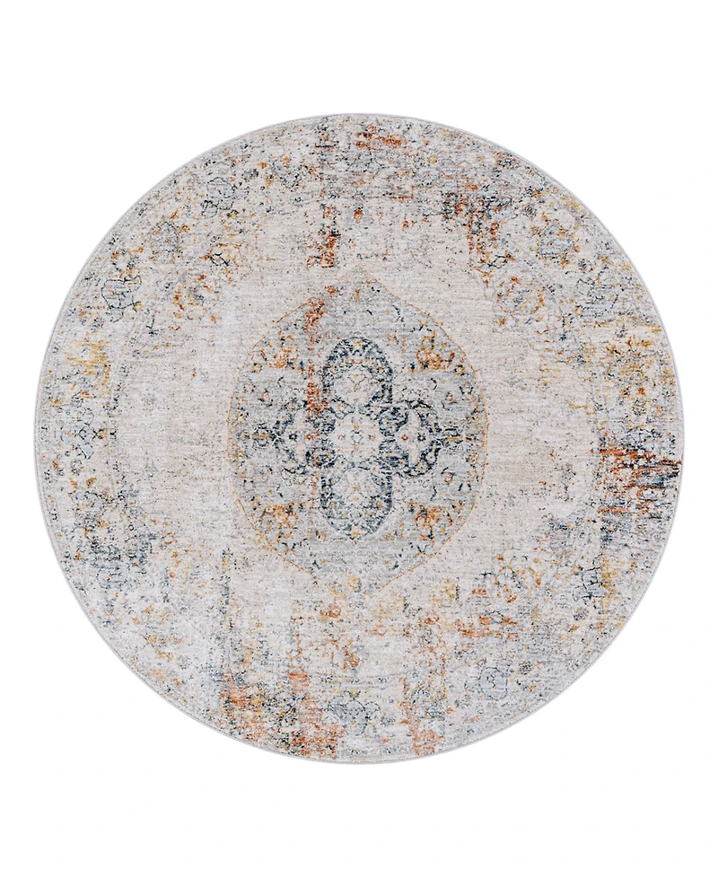 Livabliss Laila Laa-2306 7'10x7'10 Round Area Rug