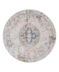 Livabliss Laila Laa-2306 7'10x7'10 Round Area Rug