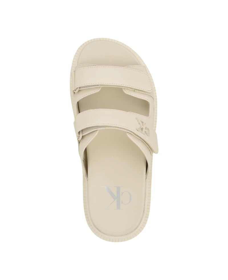 Calvin Klein Women's Donnie Double Adjustable Strap Sandals