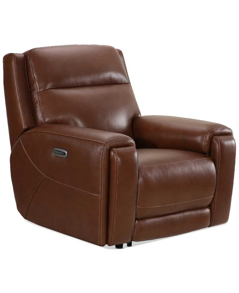 Varsani 40" Zero Gravity Leather Recliner, Created for Macy's
