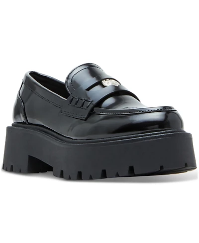 Madden Girl Calistaa Platform Lug Sole Penny Loafers