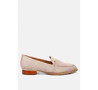 Paulina Womens Suede Leather Loafers