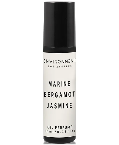 Environment Marine, Bergamot & Jasmine Roll-On Oil Perfume (Inspired by 5-Star Luxury Hotels), 0.33 oz.