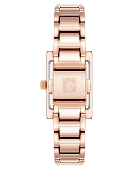 Anne Klein Women's Quartz Rose Gold-Tone Alloy Link Bracelet Watch, 20.5mm