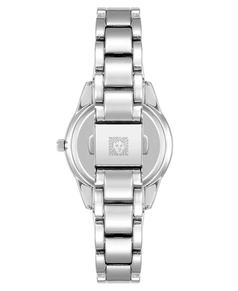 Anne Klein Women's Quartz Silver-Tone Alloy Link Bracelet Watch, 30mm