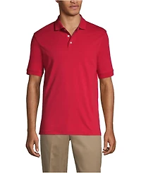 Lands' End Big & Tall Short Sleeve Interlock Polo Shirt