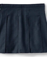 Lands' End Big Girls Box Pleat Skirt Top of Knee