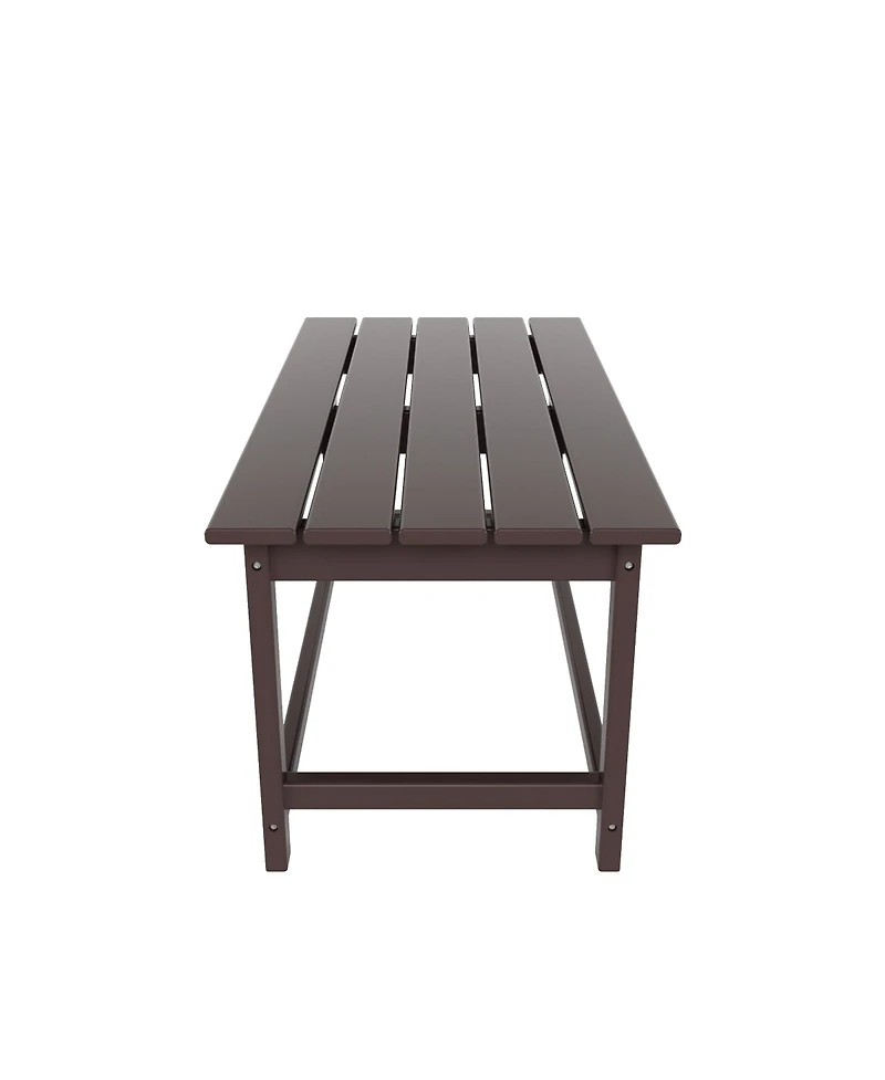 WestinTrends Outdoor Patio Classic Adirondack Coffee Table