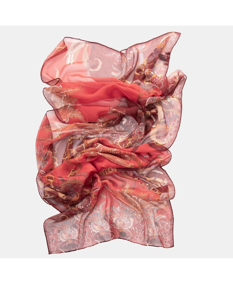 Alessandra - Long Sheer Silk Scarf for Women