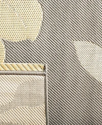 Safavieh Courtyard CY7321 Anthracite and Beige 8' x 11' Sisal Weave Outdoor Area Rug