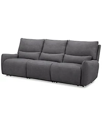 Olper 3-Pc. Fabric Zero Wall Sofa with 2 Power Recliners Chairs, Created for Macy's