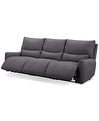 Olper 3-Pc. Fabric Zero Wall Sectional Power Motion Sofa, Created for Macy's