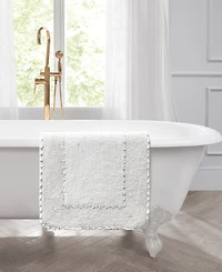 Laura Ashley Ruffle Cotton 2-Pc. Bath Rug Set