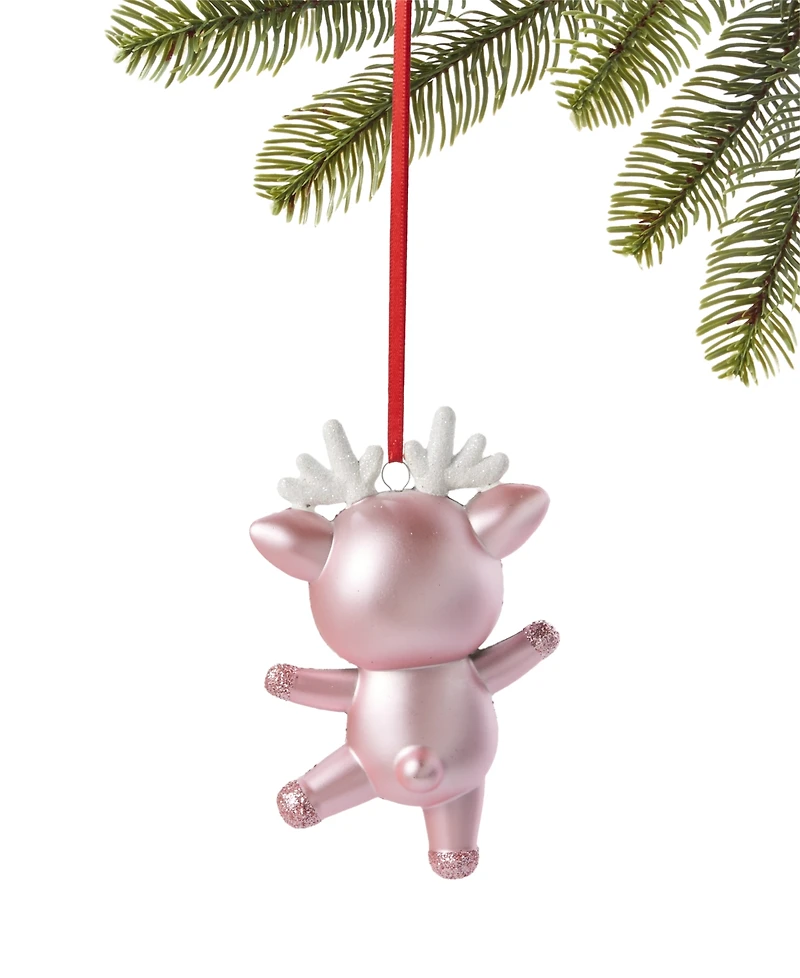 Holiday Lane Baby's First Pink Deer Ornament, Exclusively at Macy's
