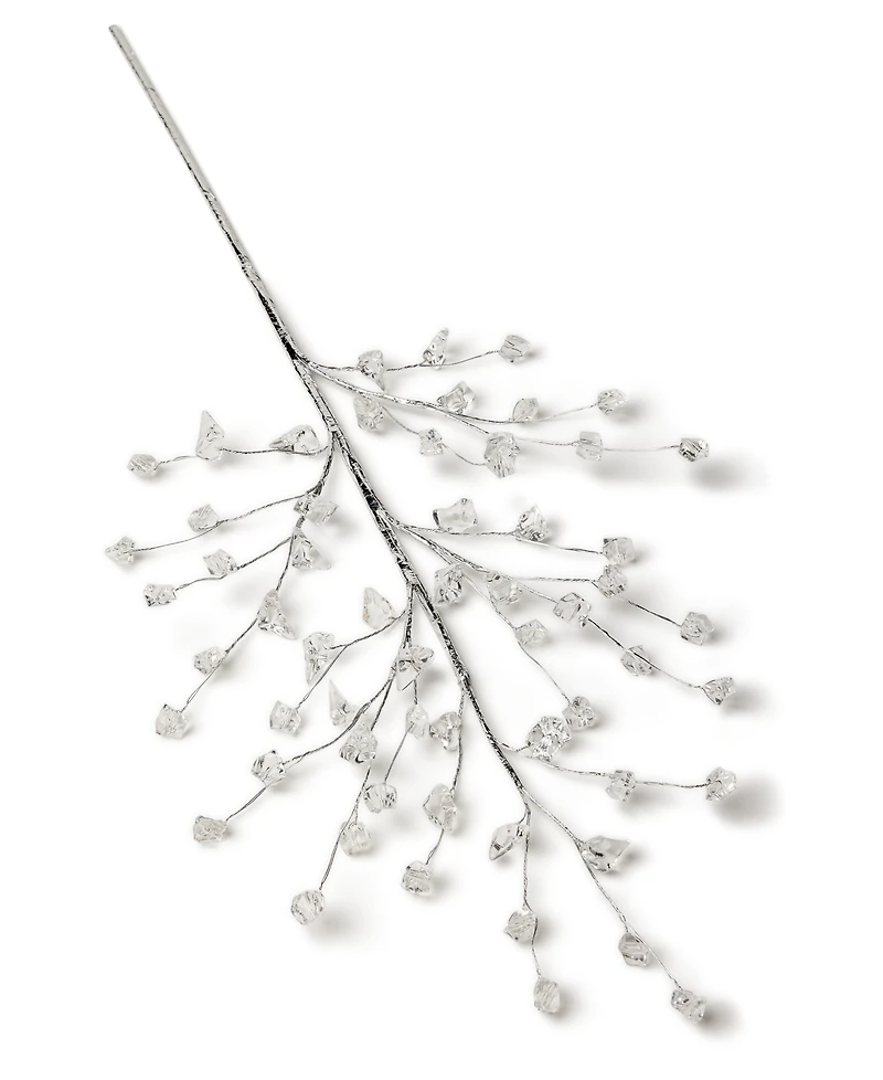 Holiday Lane Snowdaze Acrylic Beads Pick Ornament, Exclusively at Macy's