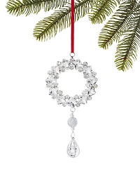 Holiday Lane Jeweled Elegance Sparkling Wreath Ornament, Exclusively at Macy's
